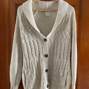 5/$20 - Light Beige Knit Cardigan